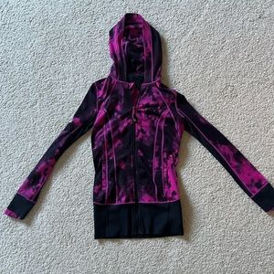 tie-dyed Lululemon zip up